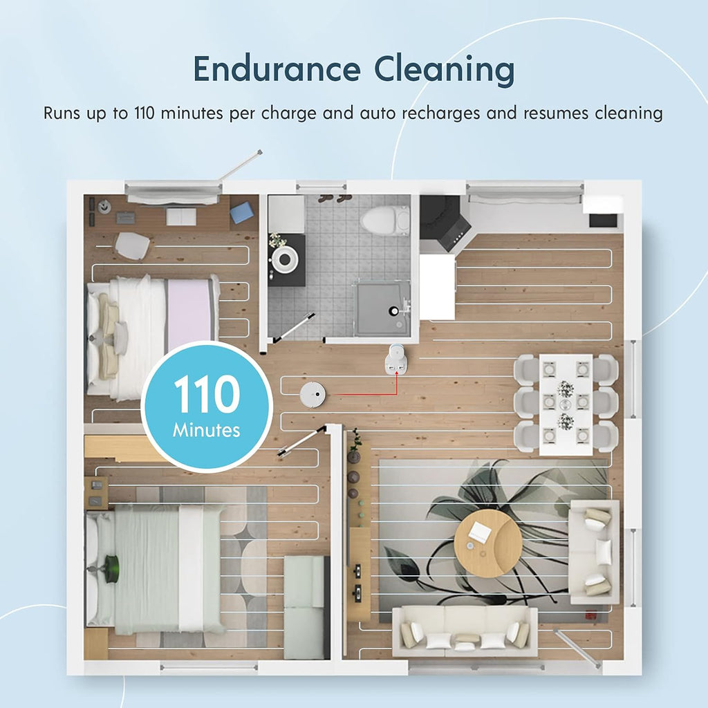 Robot Vacuum with 3000Pa Suction Power Z65520