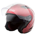 Open-Face Helmet Candy Red J796774