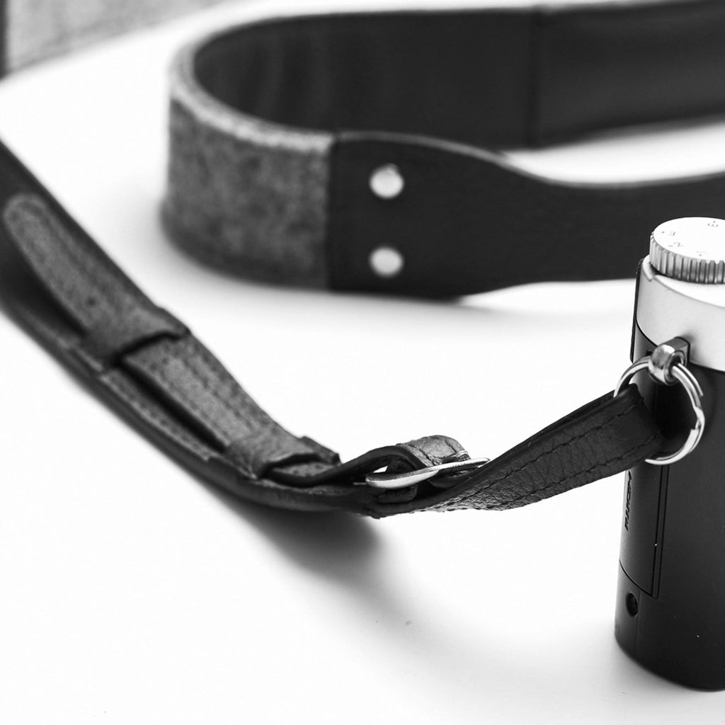 Black Leather Camera Strap I902