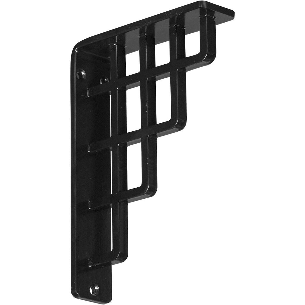 Wrought Iron Bracket Antiqued Brass J1833