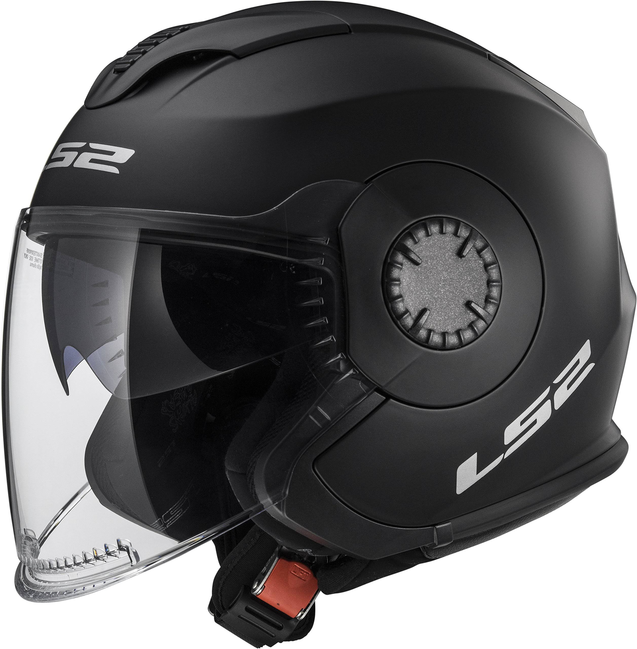 Matte Black Open Face Helmet B8665