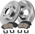 4 Lug Brake Disc Rotors with Ceramic Brake Pads B717