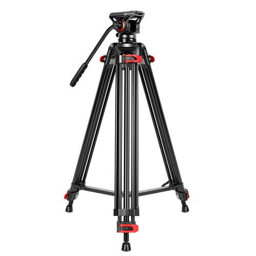 Video Tripod System with Fluid Head, 35 lb Y664222