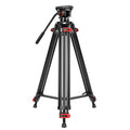 Video Tripod System with Fluid Head, 35 lb Y664222