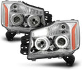 LED Dual Halo Headlights Headlamps H19822