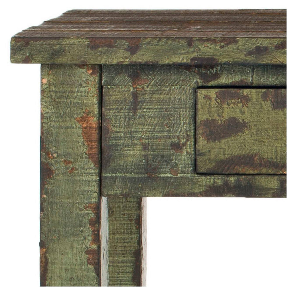 Antique Green Console C602