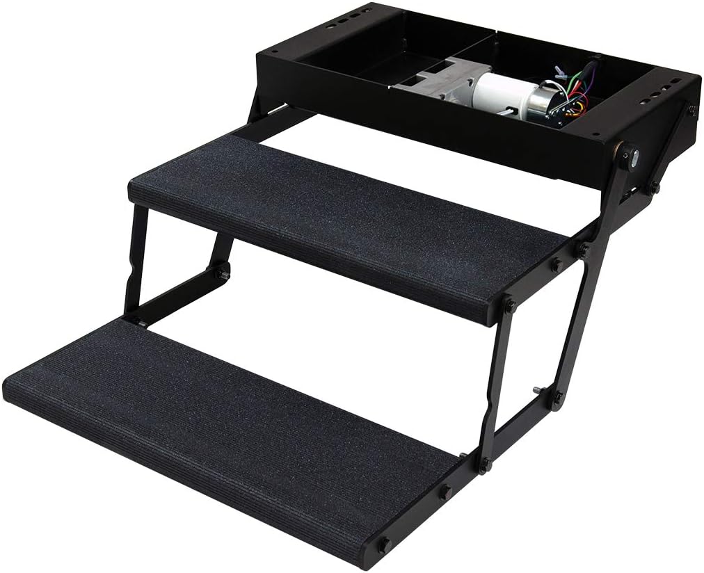 24" Double Power RV Step with Switch and Harness I656106
