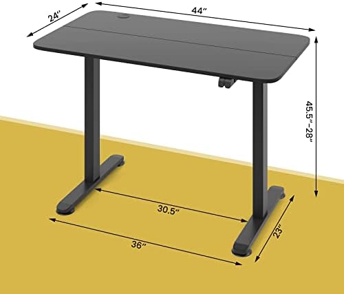 Height Adjustable Electric Standing Desk with Splice Board O375