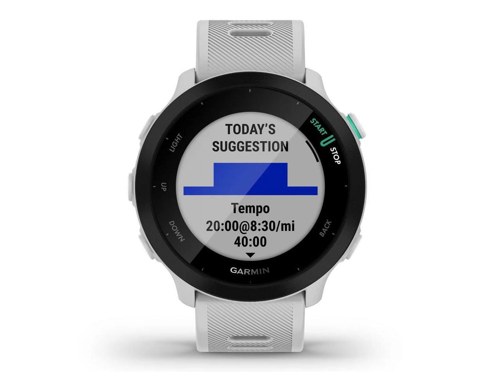 White GPS Running Watch B59153