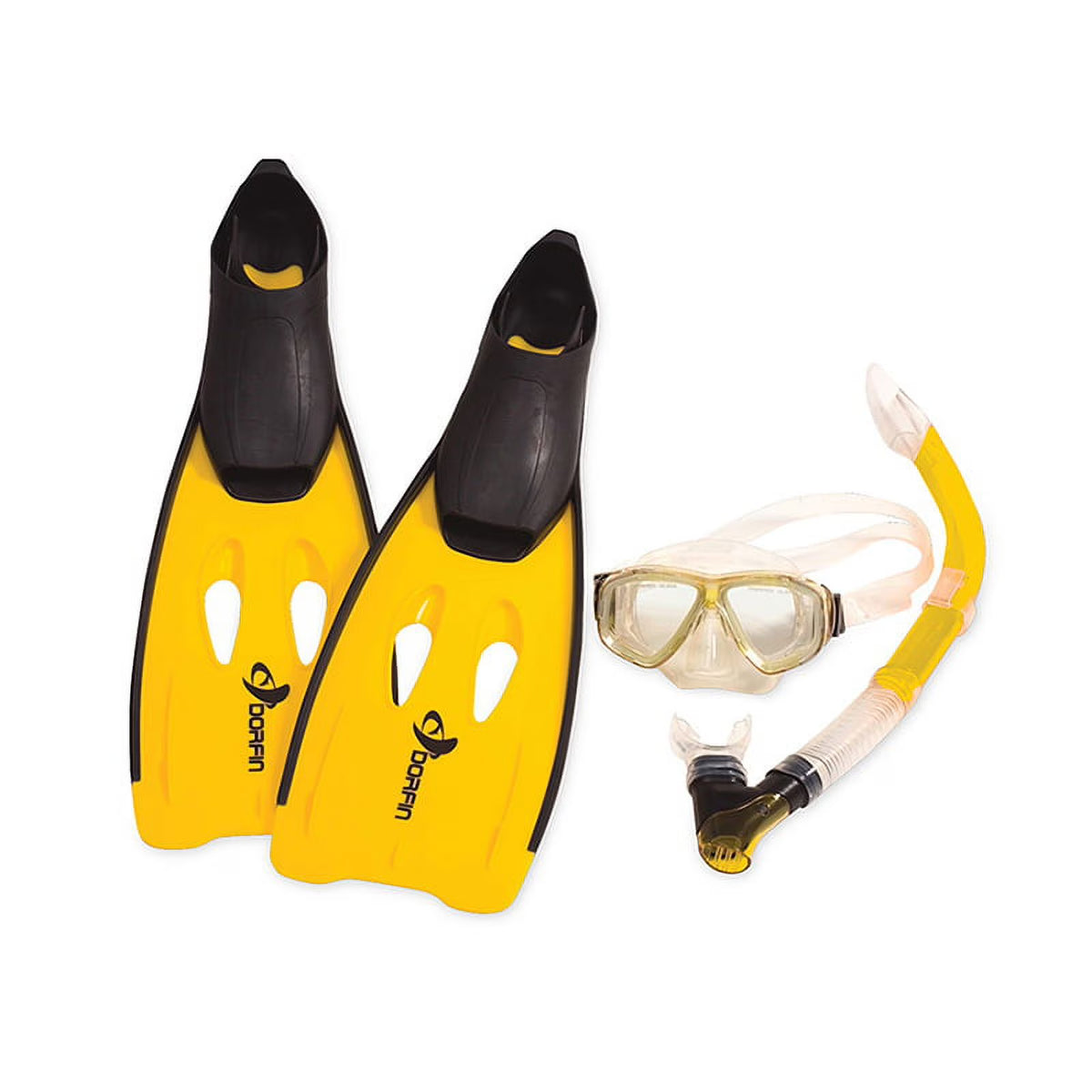 Yellow Small Silicone Snorkeling Set T64918