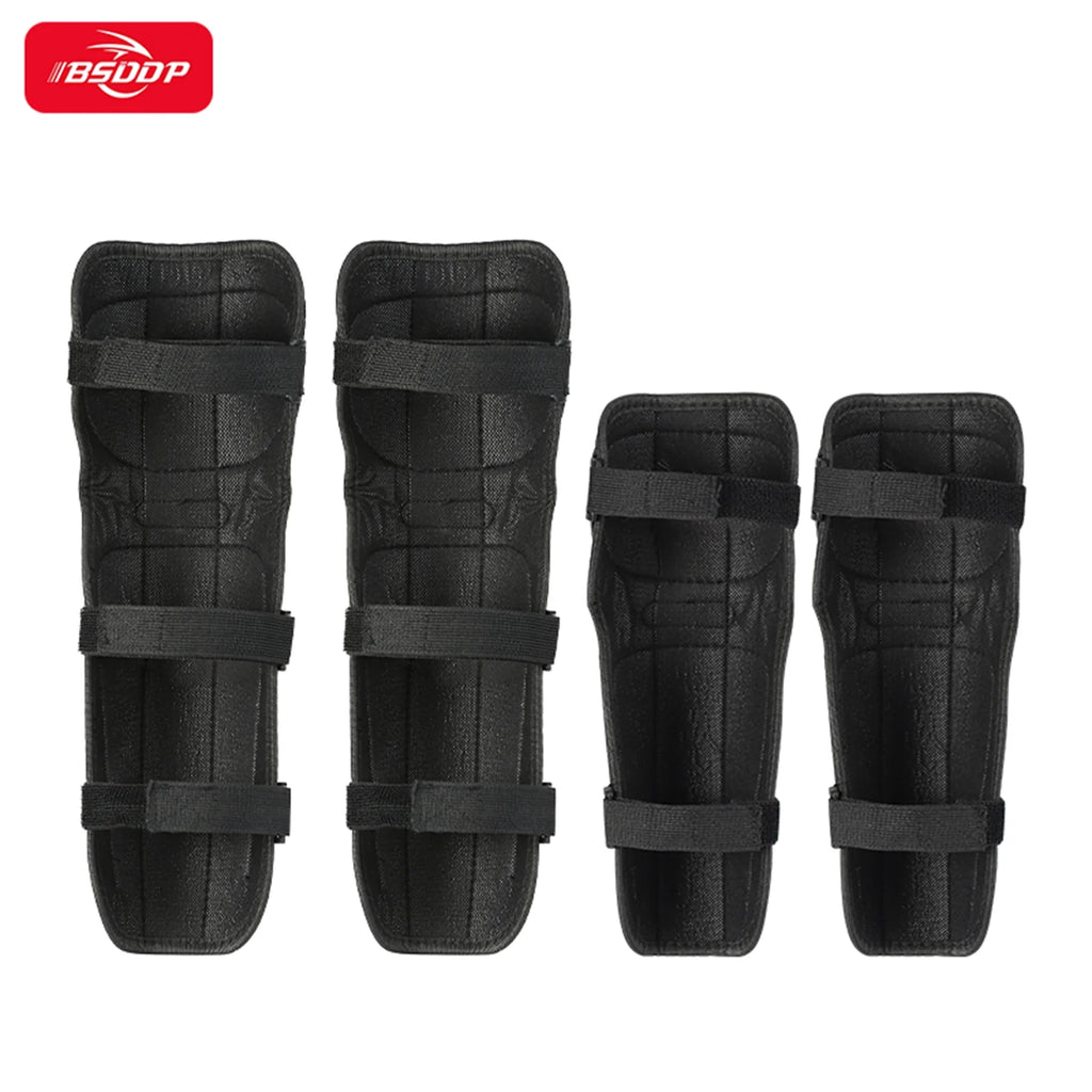 Motorcycle Knee Pads 4 Piece Set Elbow Knee Protection Reflective Breathable Protective Gear O3818