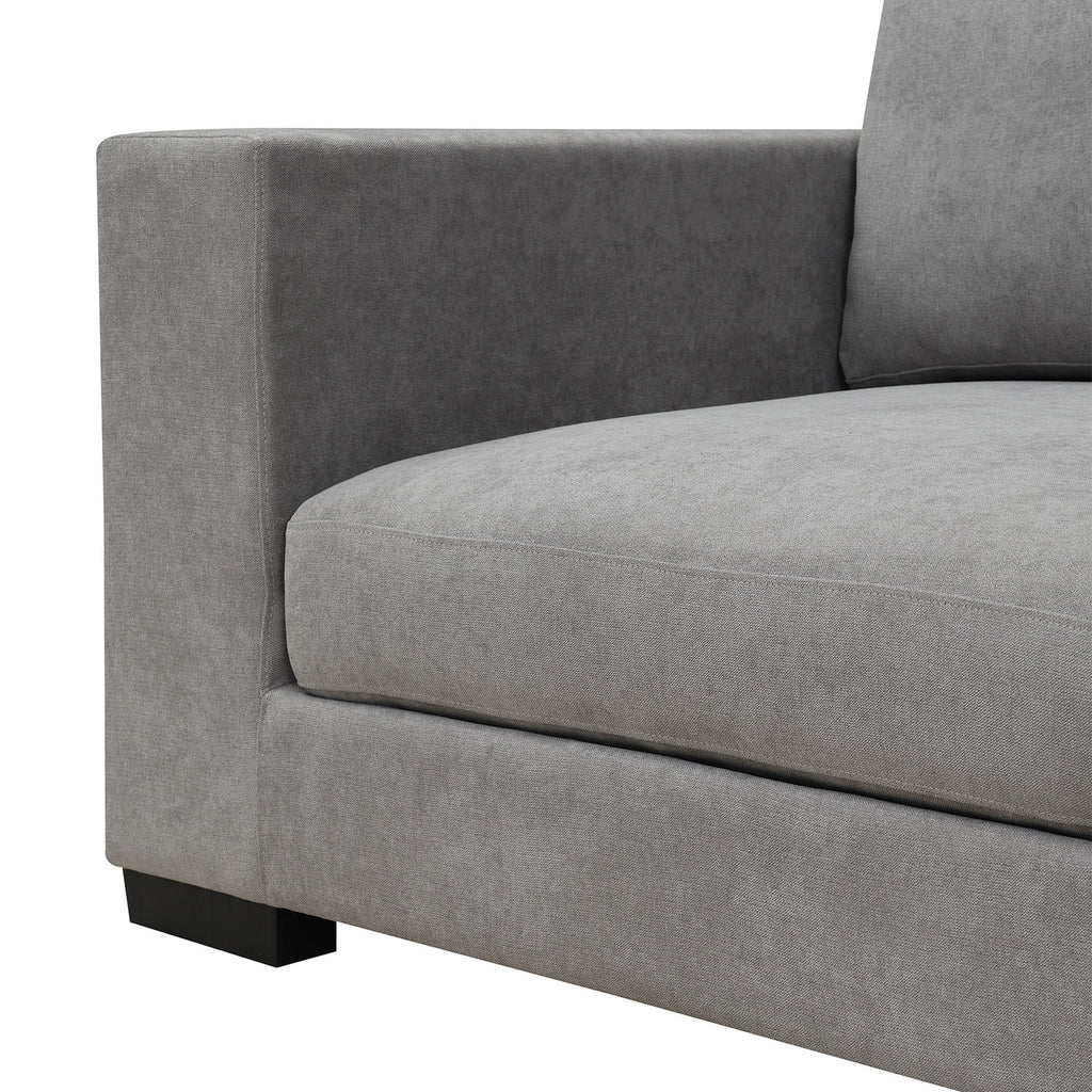Gray Modular Armless Sofa R6727