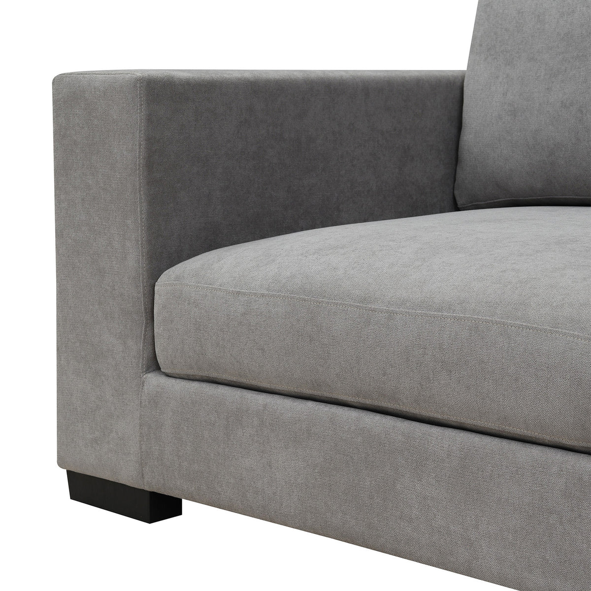 Gray Modular Armless Sofa R6727