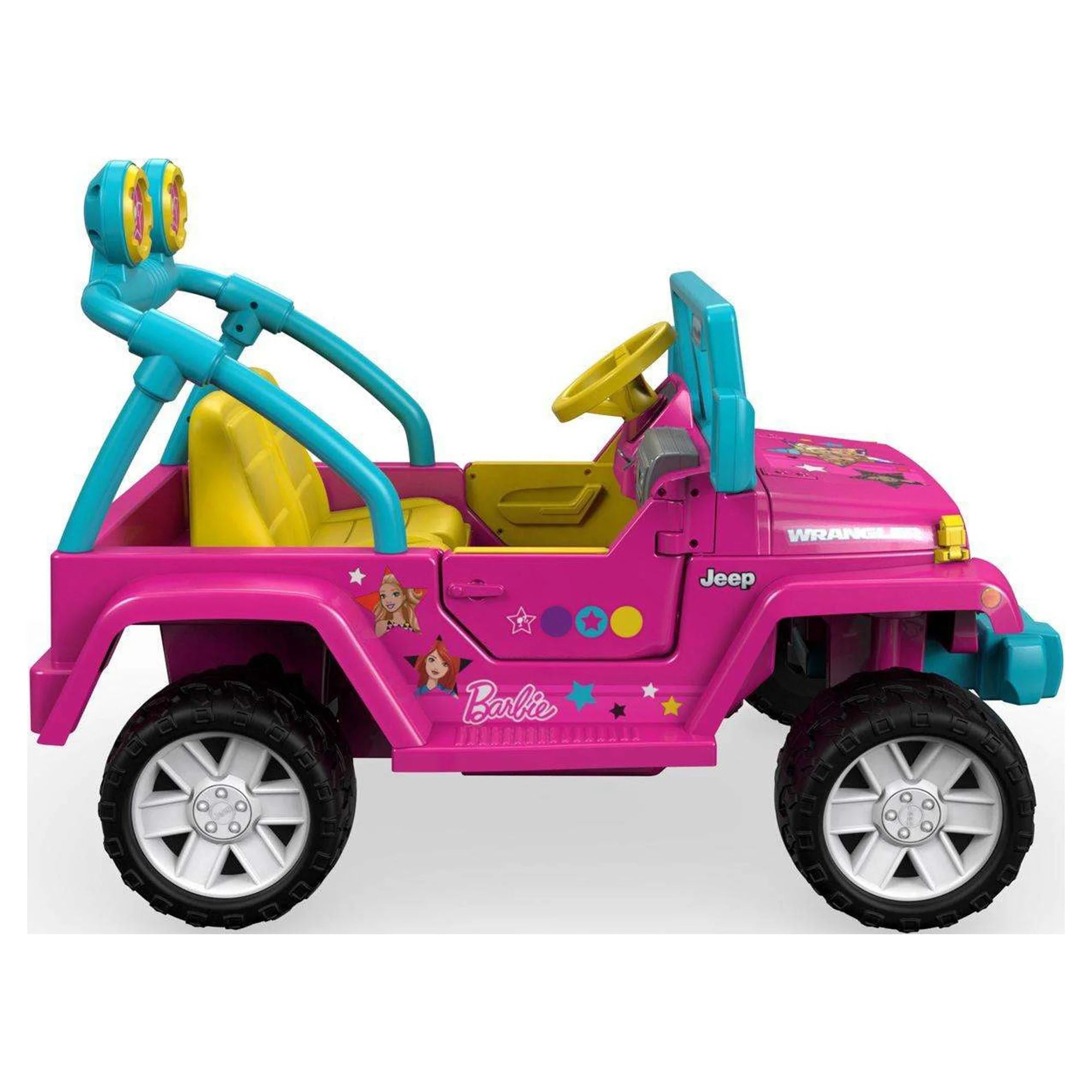 Barbie Jeep Wrangler with Music and Power Lock Brakes B12750
