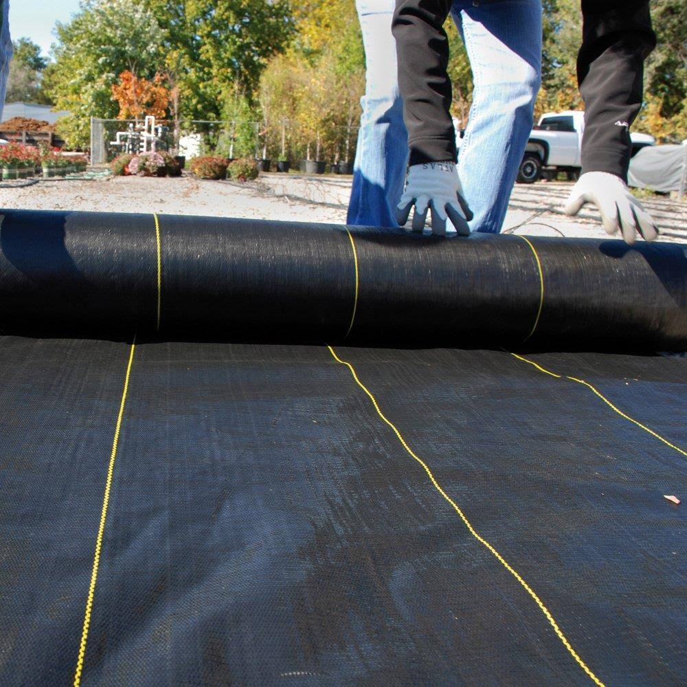 4' Wide Woven Weed Barrier Landscape Fabric, 300 Feet (8 Pack) N517403