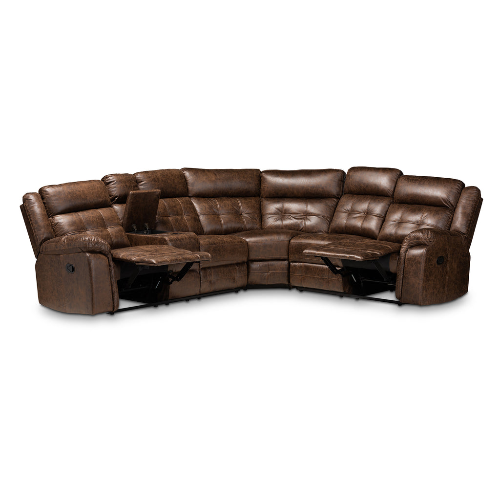 6-Piece Sectional Recliner Sofa H59045