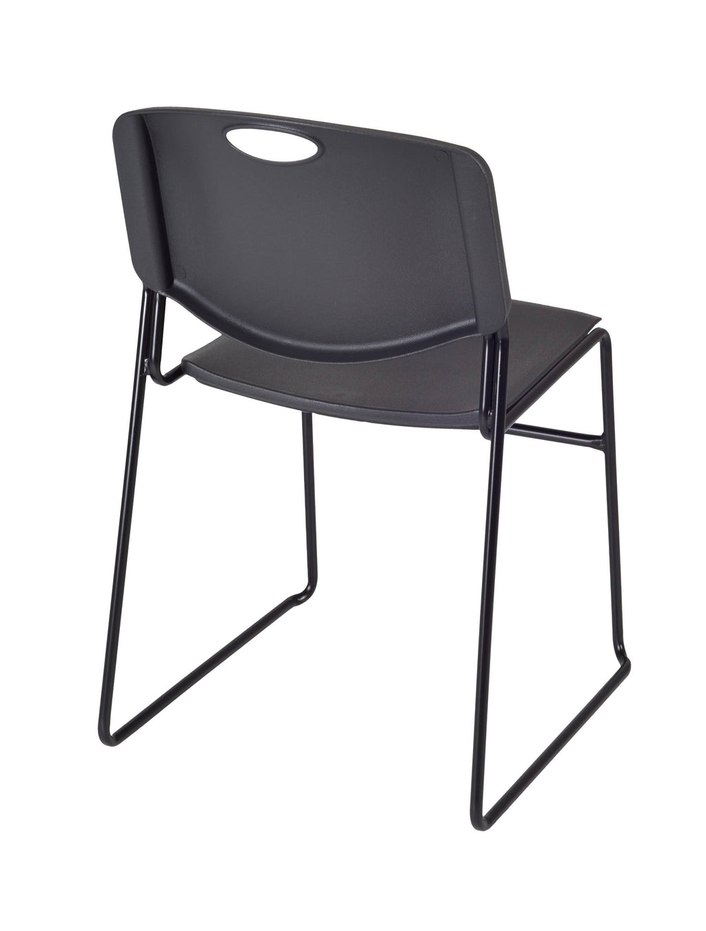 Round Breakroom Table with 4 Stack Chairs R11449