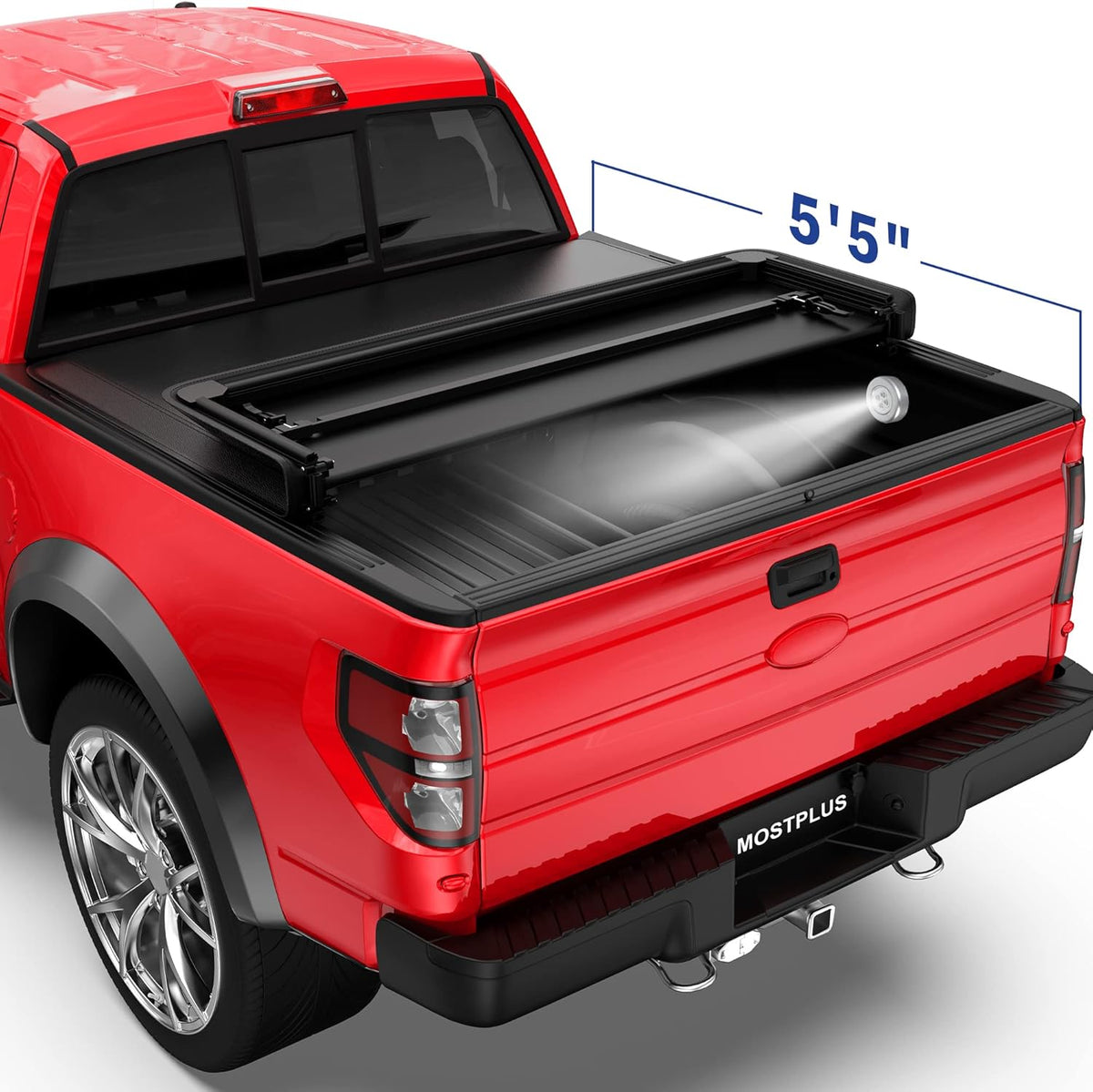 Tri-Fold Soft Folding Truck Tonneau Cover C126