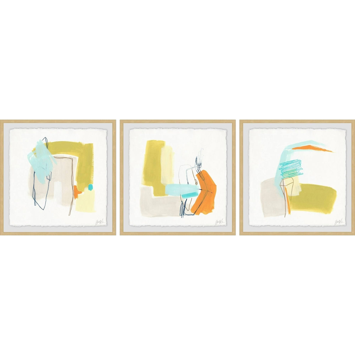 24 inch x 72 inch Triptych H3050
