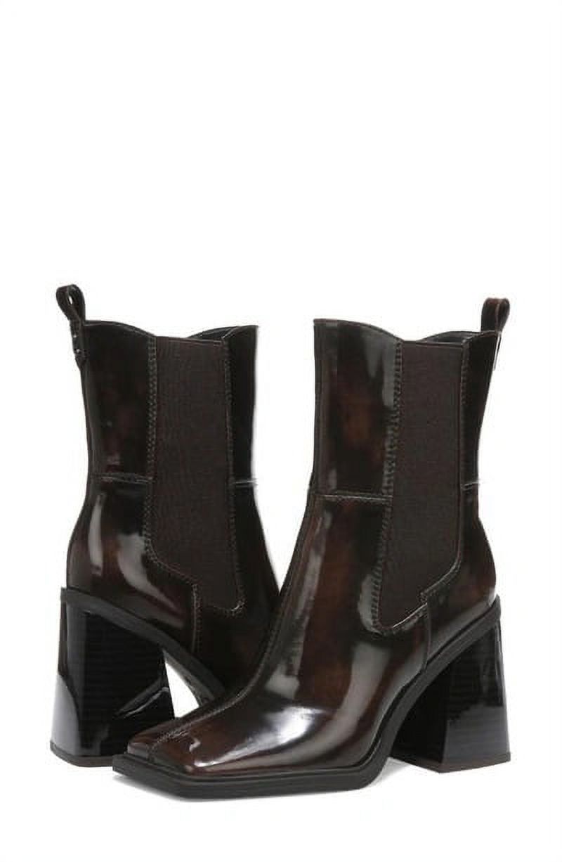 Chestnut Snip-Toe Chelsea Booties W5896