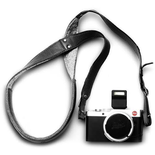 Black Leather Camera Strap I902