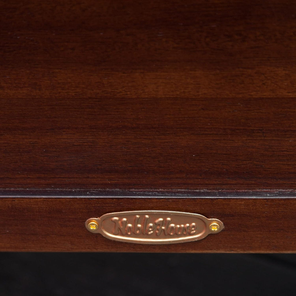Brown Mahogany Acacia Wood Accent Table Y95779