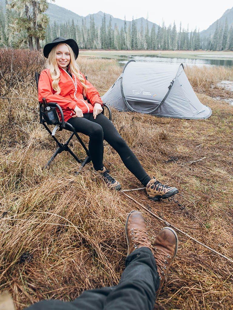 Black Compact Camping Chair G7330
