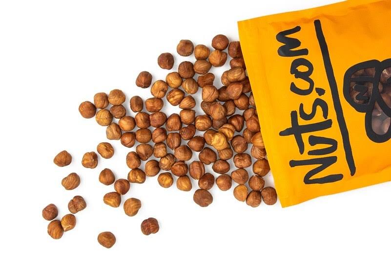 Unsalted Roasted Hazelnuts - 5 Pounds S836
