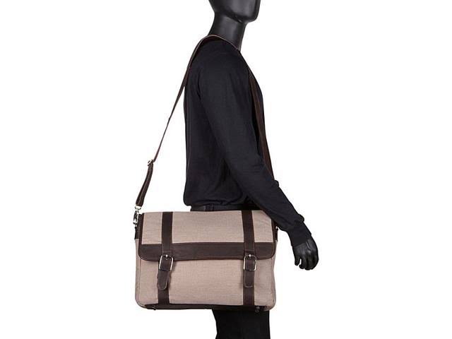 Saddle Leather Laptop/Tablet Portfolio V69429