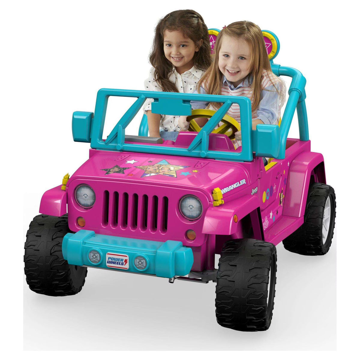 Barbie Jeep Wrangler with Music and Power Lock Brakes B12750