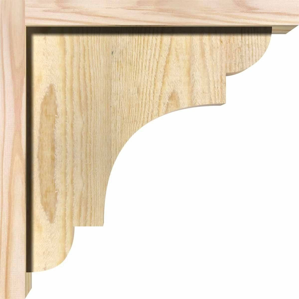 Douglas Fir Corbel with Backplate H979207