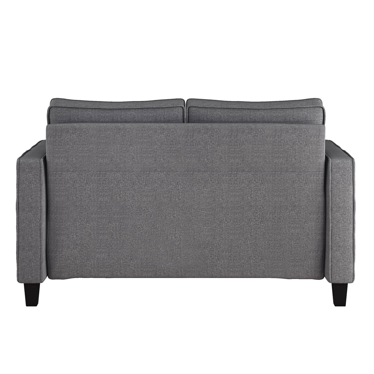 Gray Fabric Loveseat Sofa S752