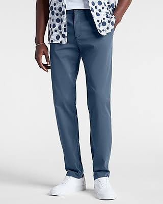 Slim Hyper Stretch Chino Blue W32 L32 Z3127