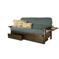 Blue Sofa Sleeper with Storage and Mattress R9381