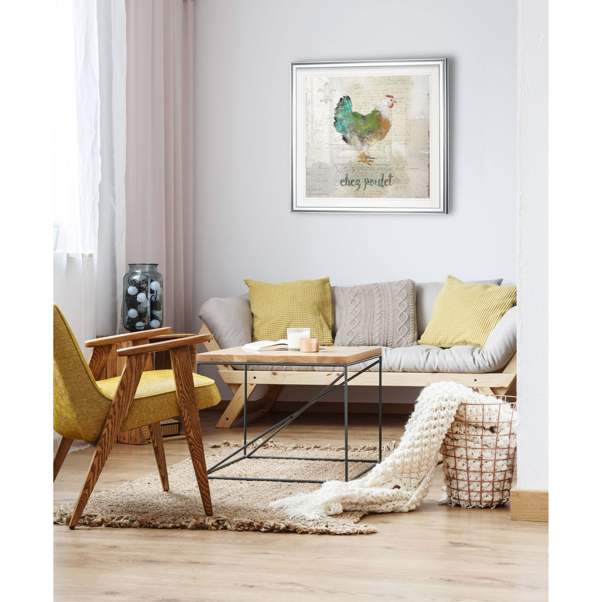 Framed Giclee Print 32 x 32 N313