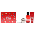 3 Pc Gift Set with 3.4oz EDT Spray, Bath and Shower Gel, and Silver Purse B27193