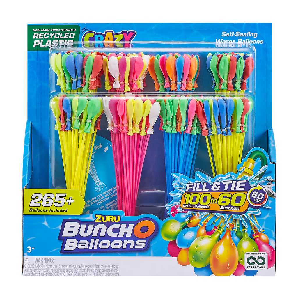265 Rapid-Filling Self-Sealing Water Balloons (8 Pack) Q571146