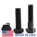5/8 inch-11 x 2 1/2 inch Coarse Thread Grade 8 Hex Cap Screw Black Oxide Pk 25 D728091