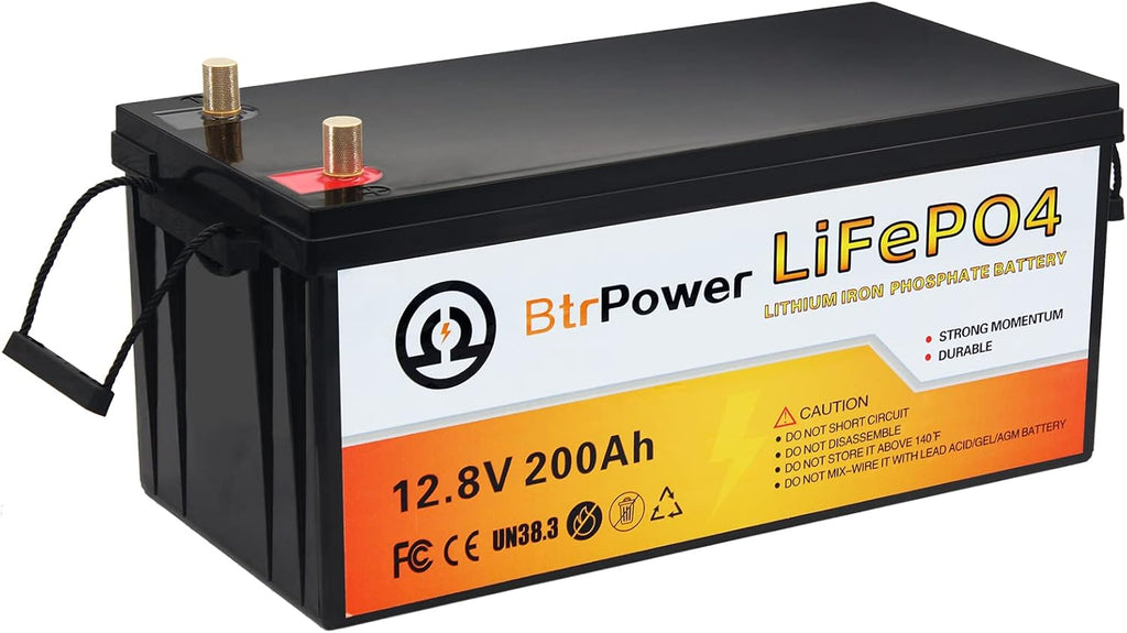12V 200Ah LiFePO4 Deep Cycle Battery with 200A BMS I160368