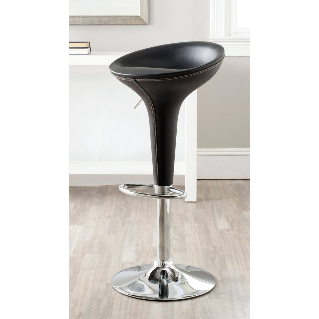 Black Swivel Bar Stool V2219