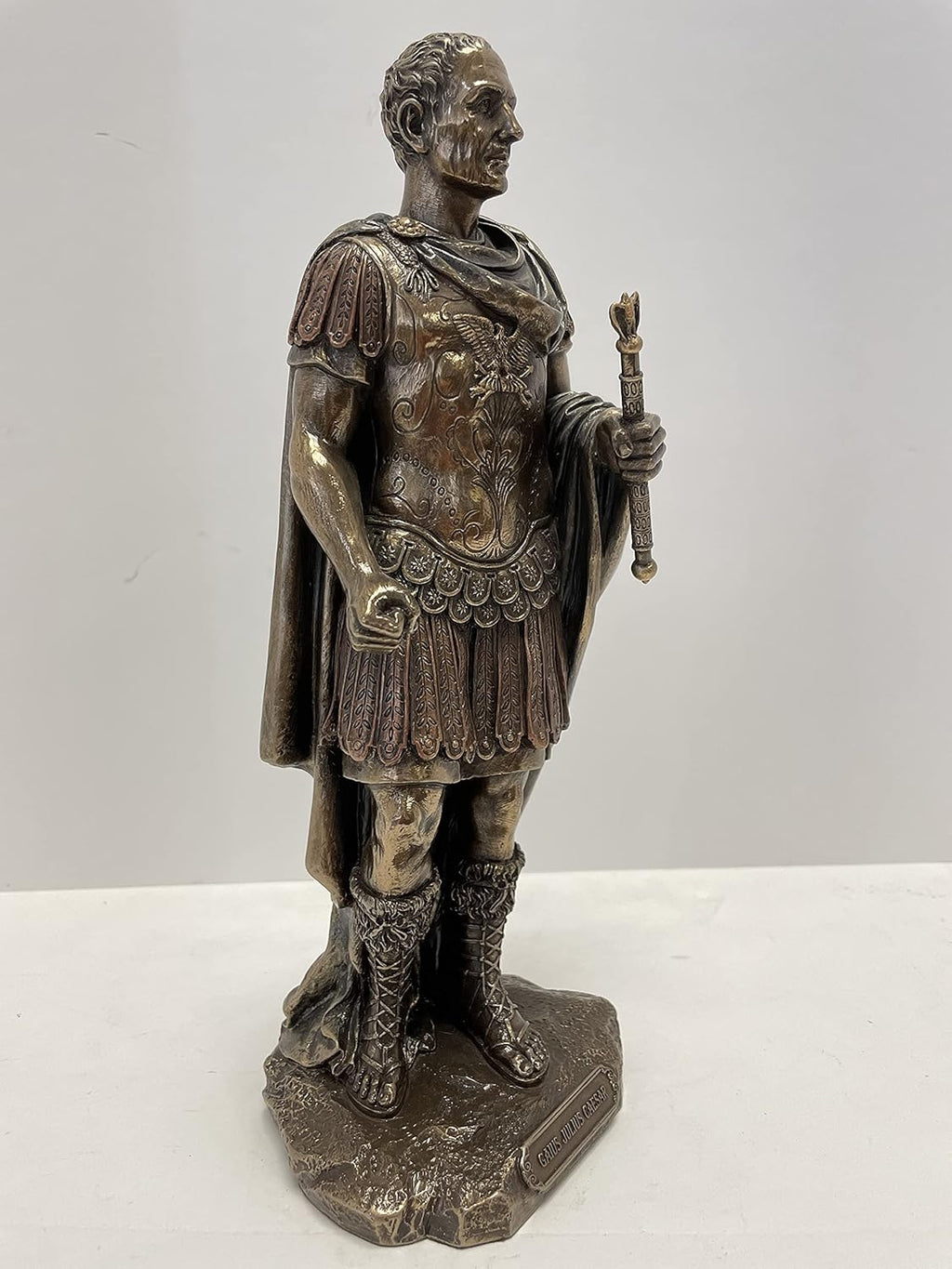 Bronze Finish Roman Military Uniform Statue H124