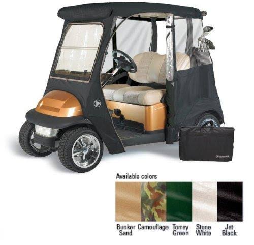 Jet Black 2 Passenger Golf Cart Enclosure J602