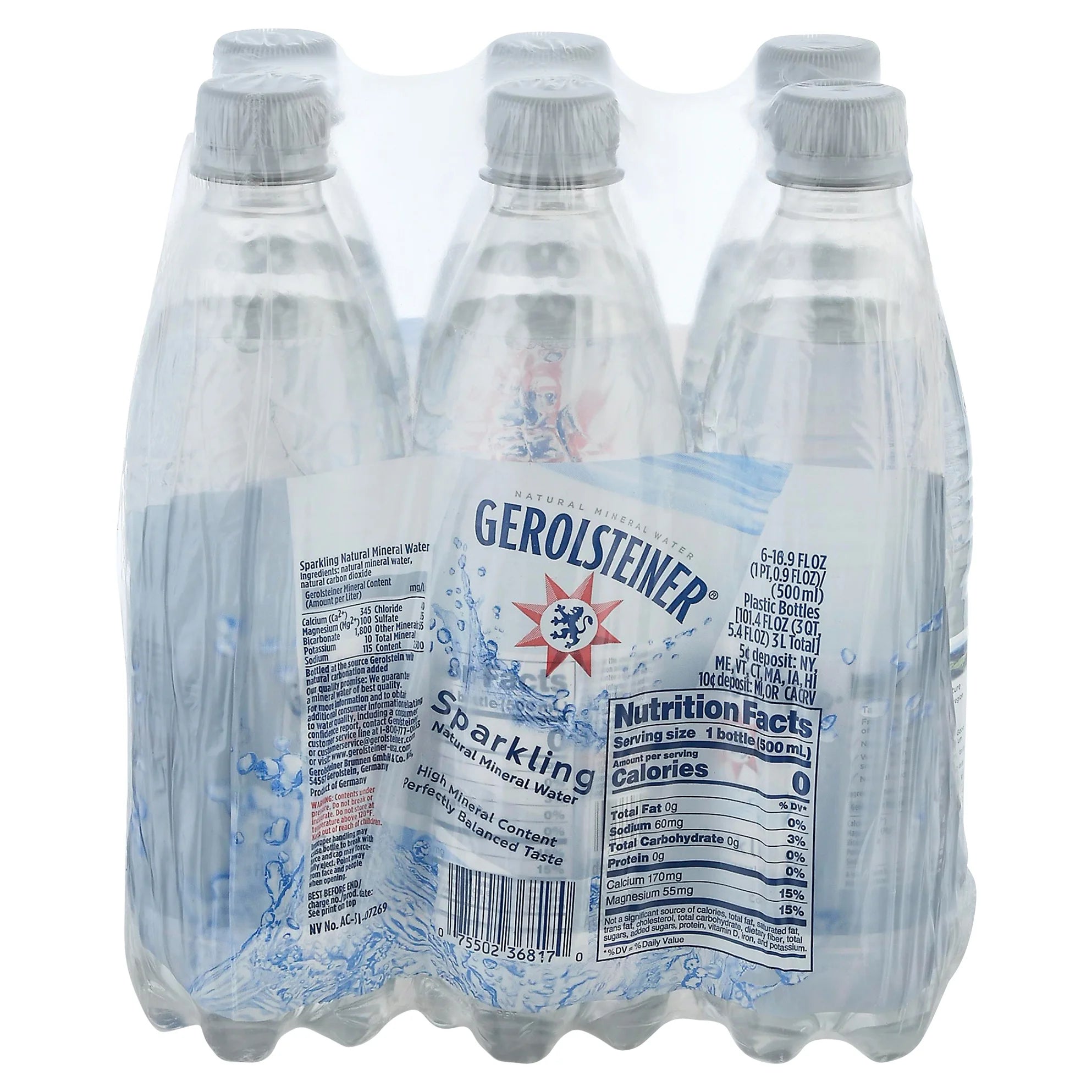 Mineral Water 6 Pk T61577