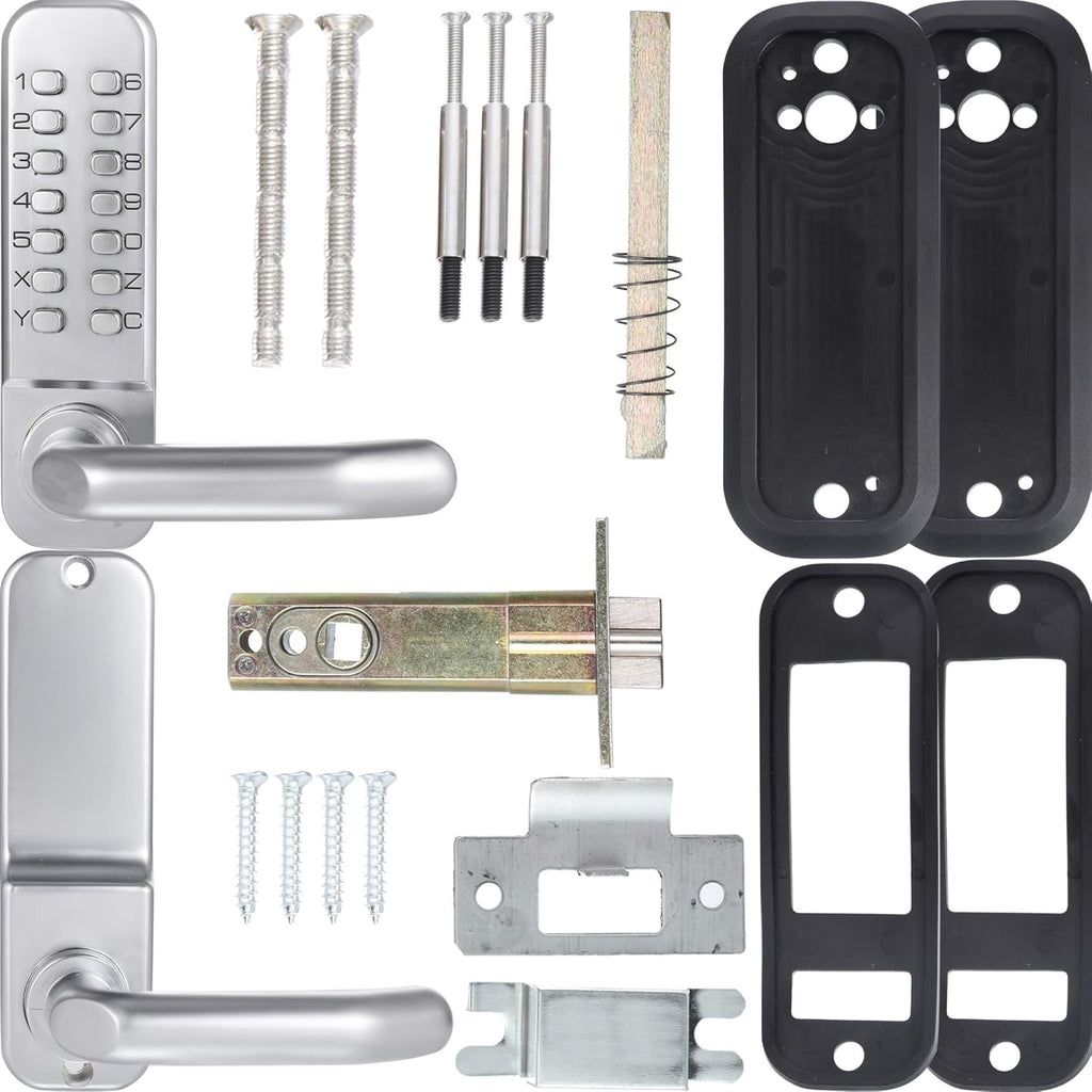 14 Digit Keypad Mechanical Door Lock Lever Set with 60mm Latch A90529