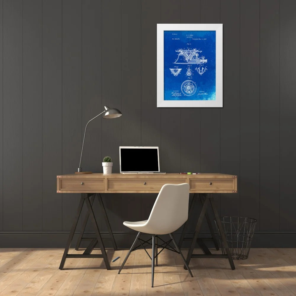 White Modern Wood Framed Museum Art Print T435181