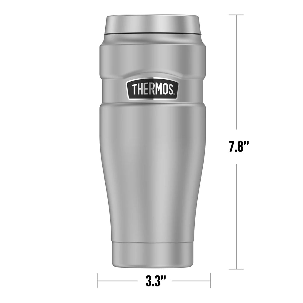 Stainless Steel Travel Tumbler, Vacuum Insulated, Double Wall, 16oz V3116