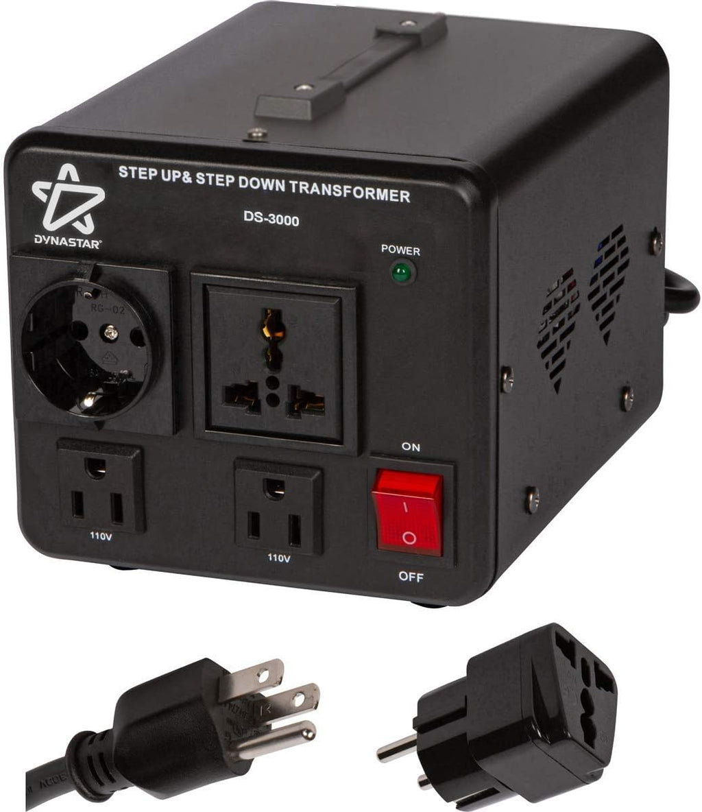 Voltage Converter and Transformer, 110-220 to 220-240 Volts, 3000 Watts S92839