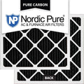 12x12x1 Carbon Pleated Furnace Filters 6 Pack J845