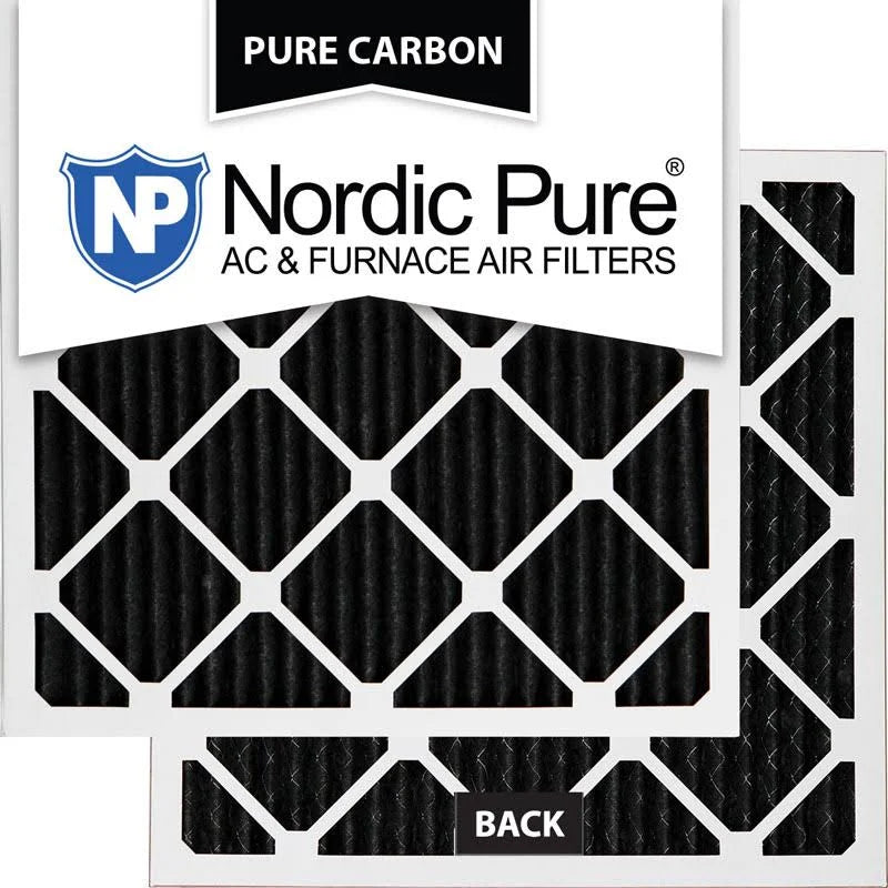 12x12x1 Carbon Pleated Furnace Filters 6 Pack J845