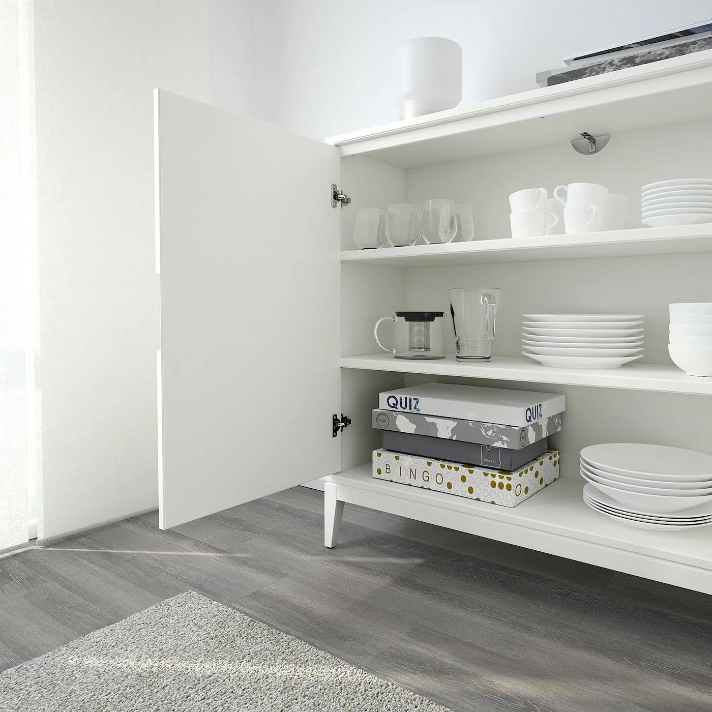 White Cabinet R55685